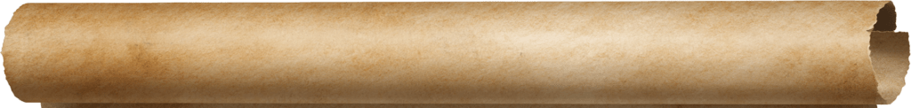 A rolled, aged parchment with a slightly frayed edge, showcasing a warm, golden-brown hue, ideal for historical or creative projects.